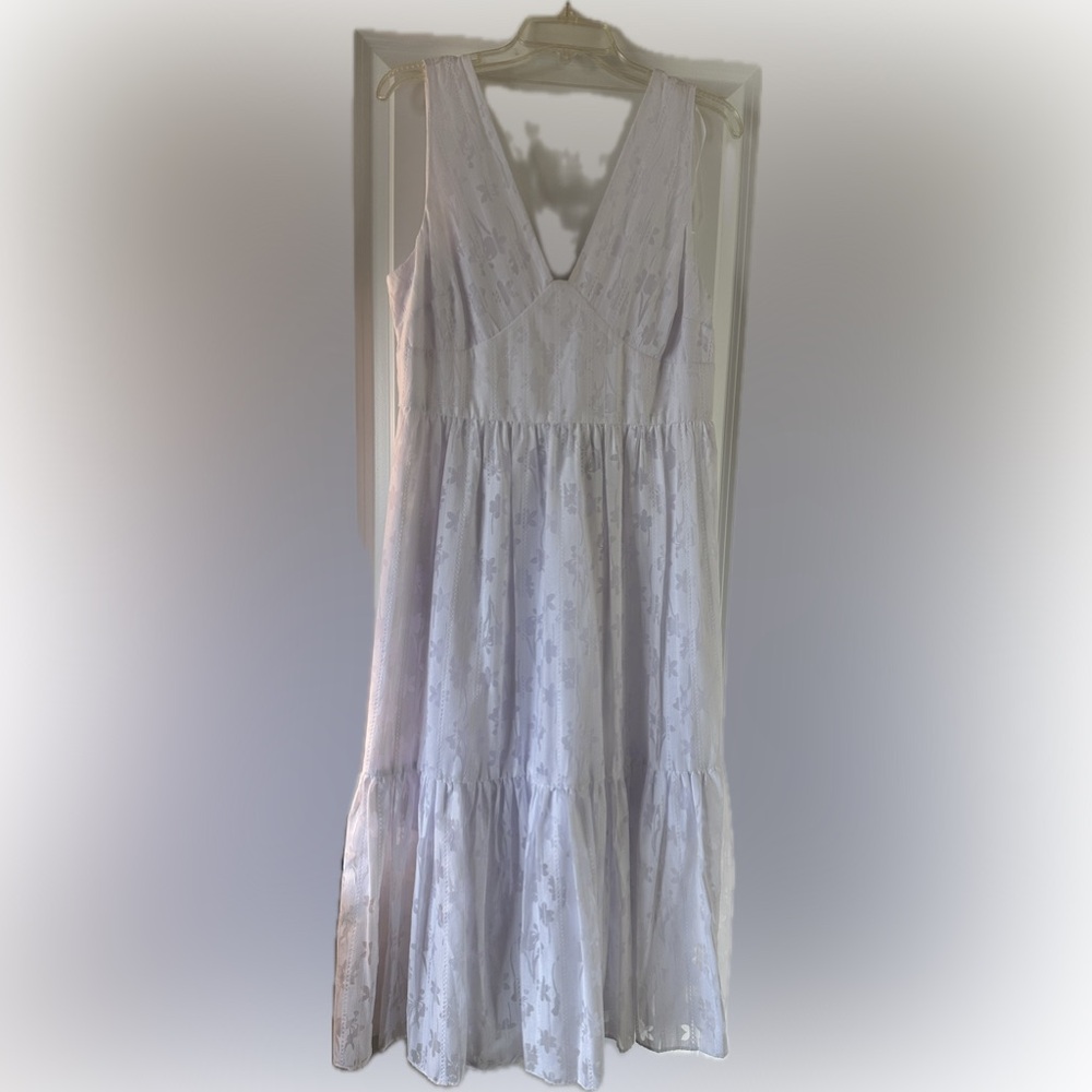 Tommy Hilfiger White Lace Maxi Dress